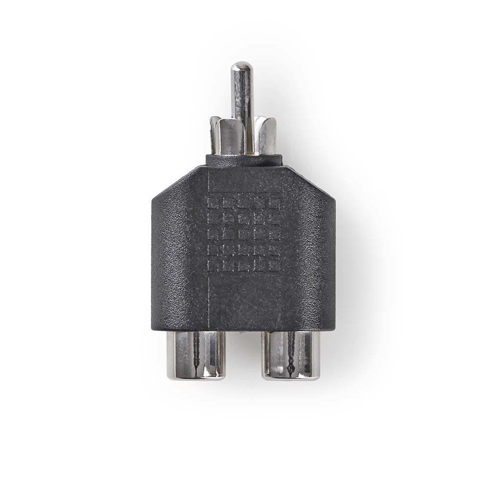 Nedis 1x RCA male naar 2x RCA female adapter afbeelding