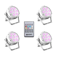 Cameo ROOT PAR 4 WH SET 1 met 4x ROOT PAR 4 wit RGBW ROOT PAR 4 WH SET 1 met 4x ROOT PAR 4 wit RGBW