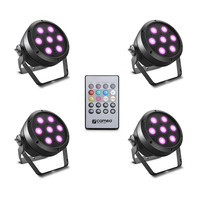 Cameo ROOT PAR 4 SET 1 met 4x ROOT PAR 4 RGBW ROOT PAR 4 SET 1 met 4x ROOT PAR 4 RGBW