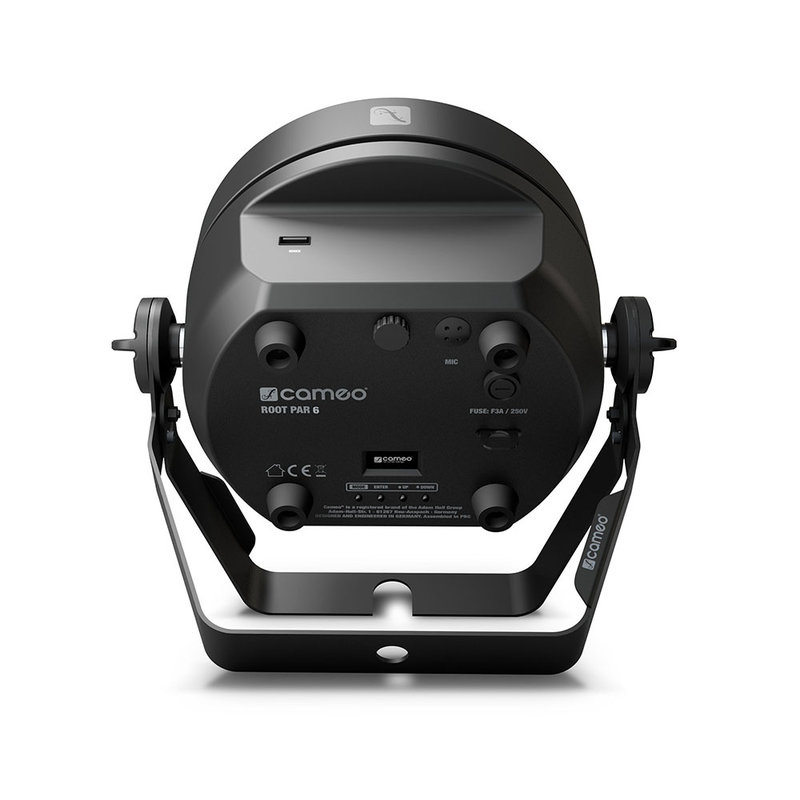 ROOT PAR 6 SET 1 met 4x ROOT PAR 6 RGBAW + UV