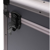 RC80 Vinyl Record case voor 12 inch platen titanium