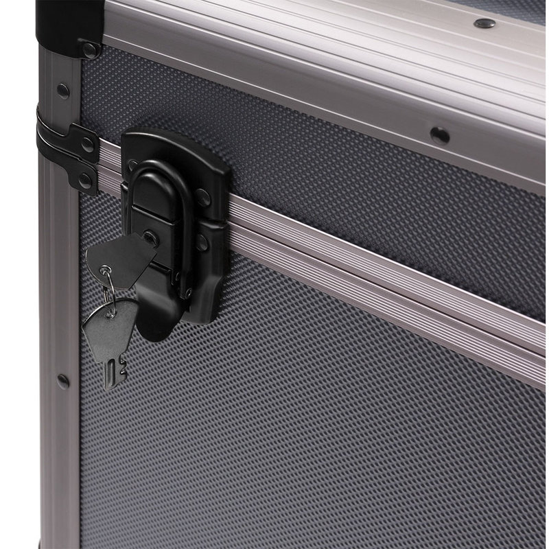 RC80 Vinyl Record case voor 12 inch platen titanium