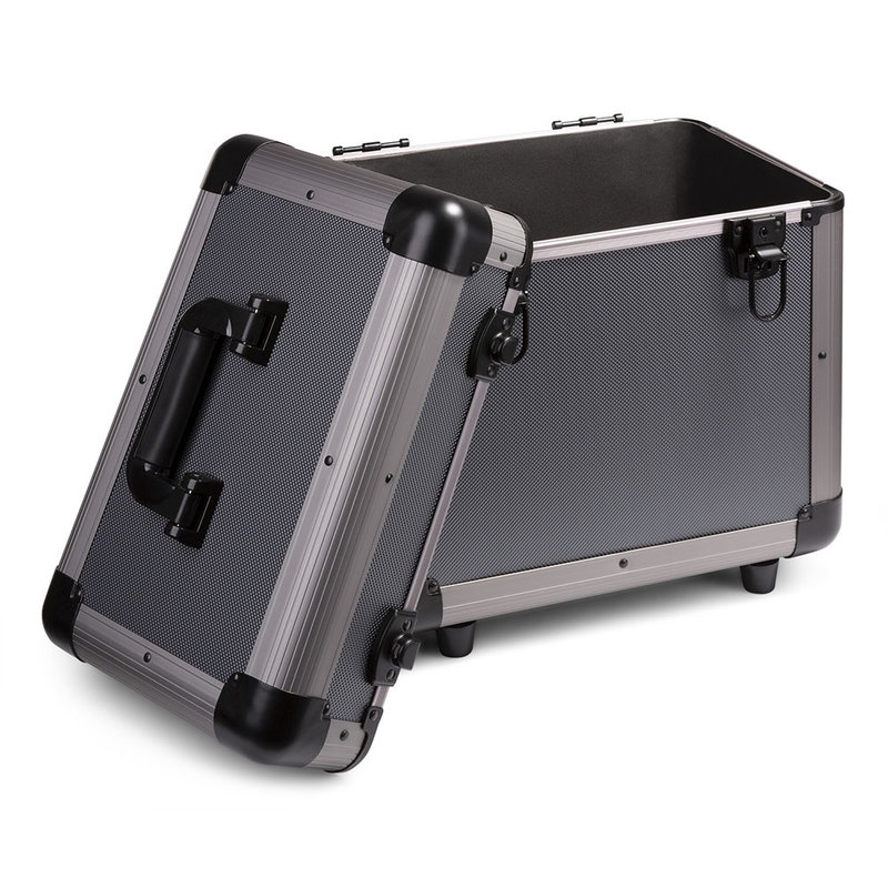 RC80 Vinyl Record case voor 12 inch platen titanium