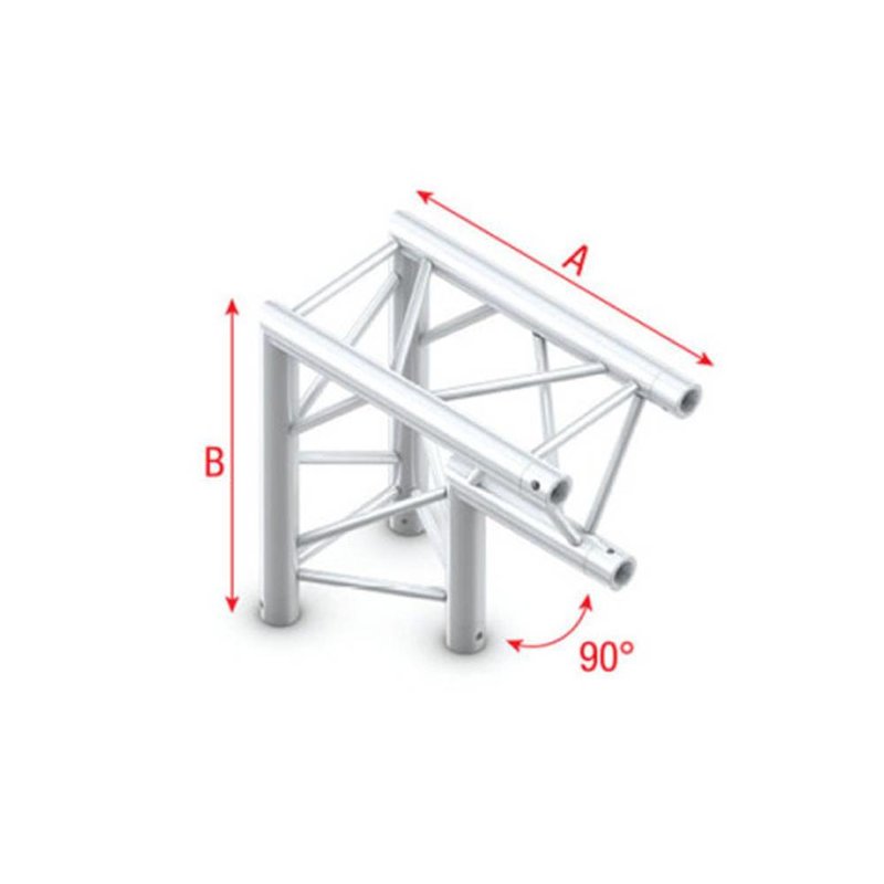PT30 Driehoek truss 007 Hoek 90g apex down