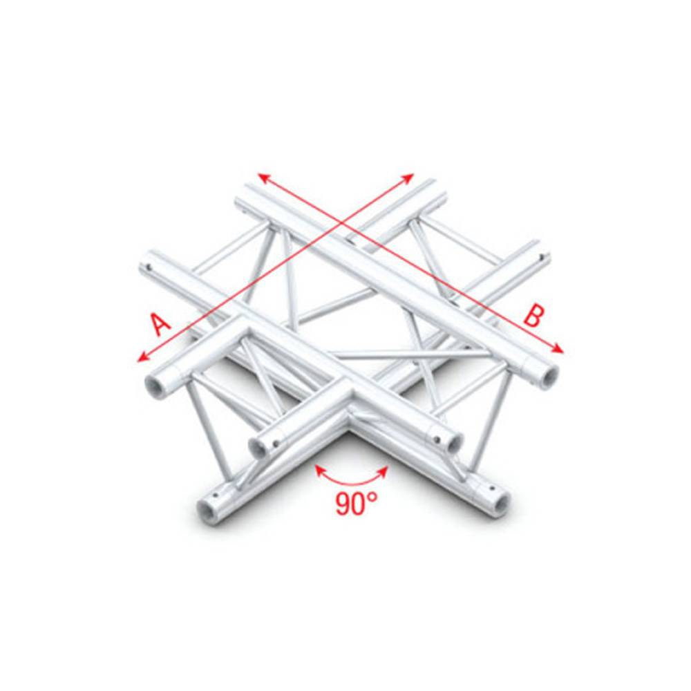 Showtec PT30 Driehoek truss 016 4-weg kruis 90g