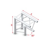Showtec GT30 Driehoek truss 007 hoek 90g apex down GT30 Driehoek truss 007 hoek 90g apex down