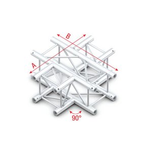 Showtec FQ30 Vierkant truss 016 kruis 90g