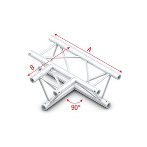 Showtec DT22 Decotruss 017 3-weg stuk 90g