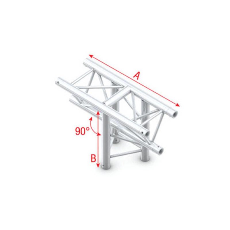 DT22 Decotruss 018 3-weg stuk 90g apex down