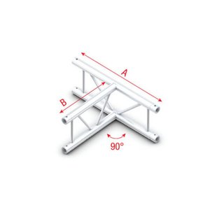 Showtec FS30 Ladder truss 3-weg verticaal T-stuk FS30 Ladder truss 3-weg verticaal T-stuk
