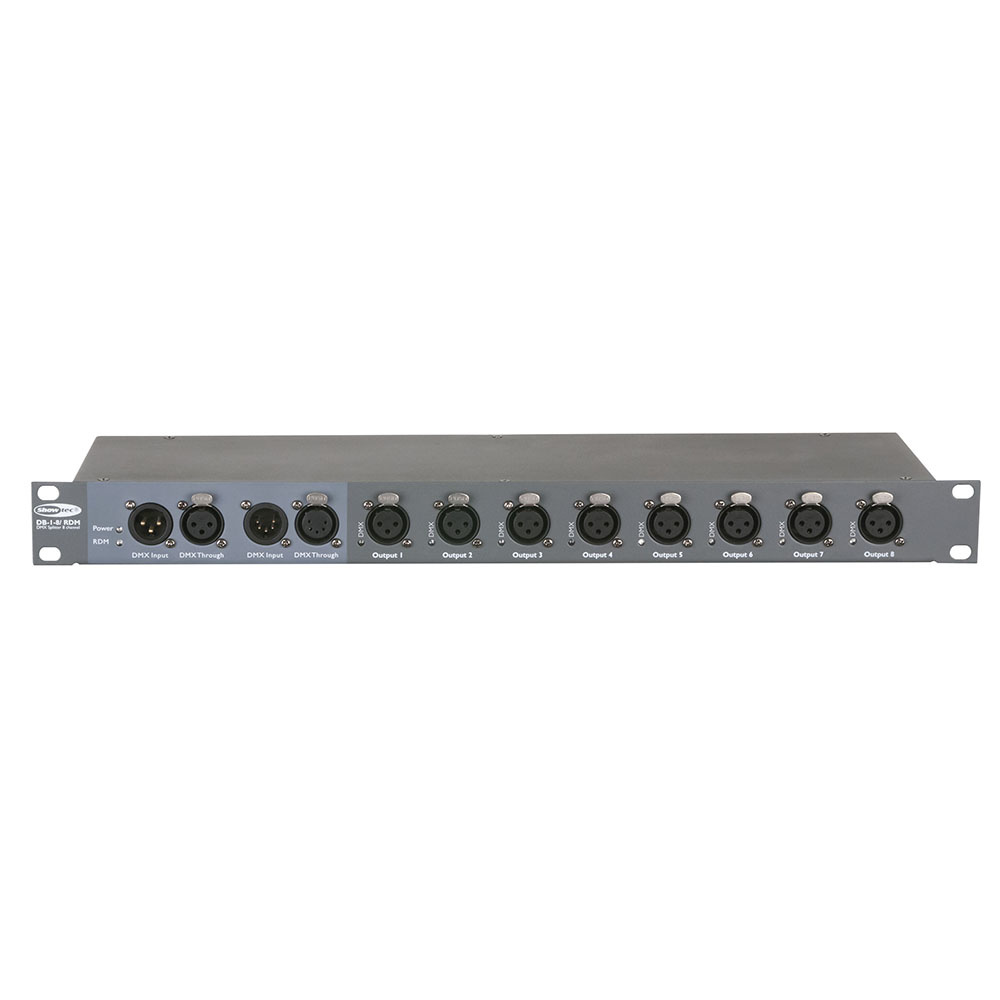 Showtec DB-1-8/RDM 8-voudige DMX splitter met RDM afbeelding