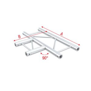 Showtec PS30 Ladder truss 3-weg horizontaal T-stuk