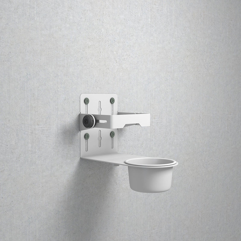 MA DIS 01W Zeeppomp houder wit