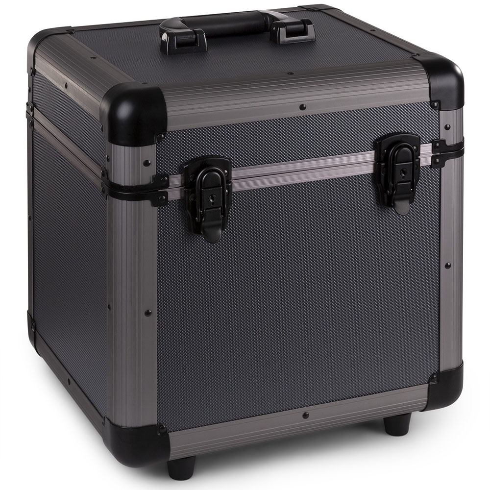 Power Dynamics RC100 Vinyl Record case voor 12 inch platen titanium afbeelding
