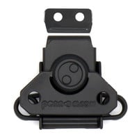 L0915k vlinderslot medium zonder schotel zwart