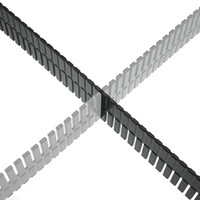 Adam Hall 87402T vakverdeling voor 2 HE racklade 87402T vakverdeling voor 2 HE racklade