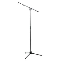 K&M 21020 microfoonstandaard met hengel zwart 21020 microfoonstandaard met hengel zwart