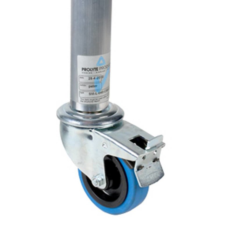 Stagedex podiumpoot met wiel en rem 70cm