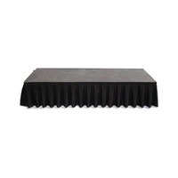 Stagedex podiumrok geplooid 40cm x 4m