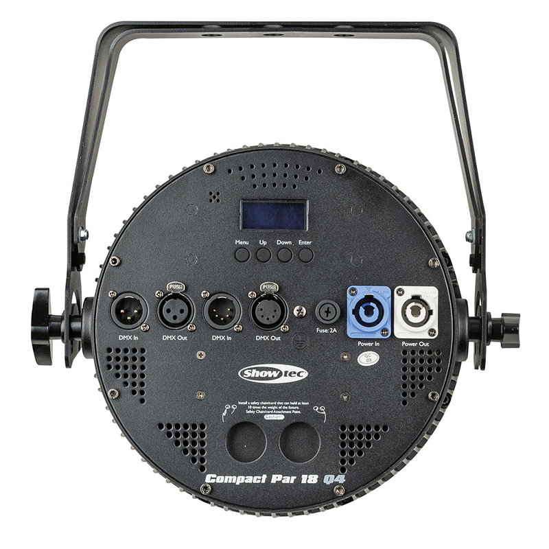 Compact Par 18 Q4 LED-par RGBW zwart