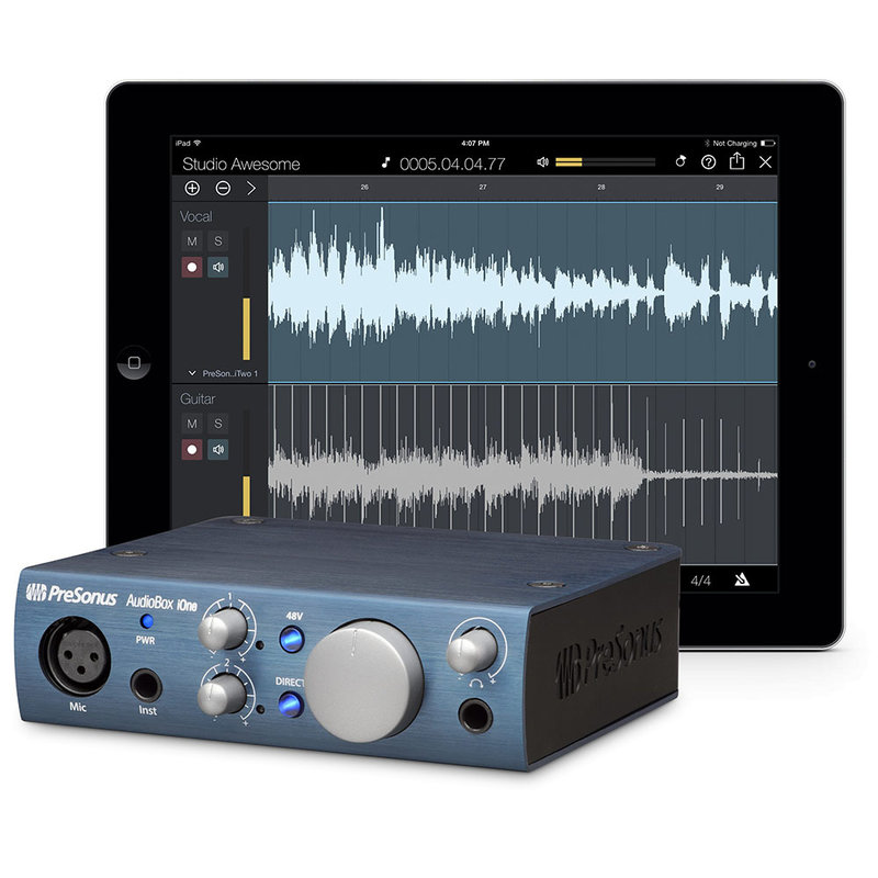 PreSonus AudioBox iOne USB audio interface AudioBox iOne USB audio interface
