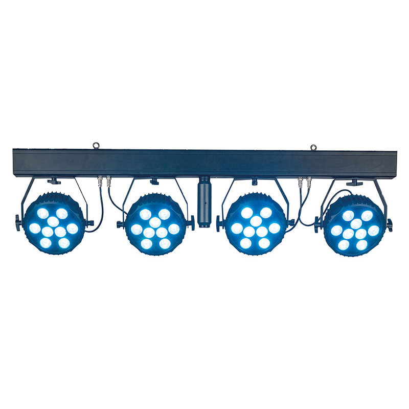 Showtec Lightset PRO 9/10 T-bar met 4 spots RGBM Lightset PRO 9/10 T-bar met 4 spots RGBM