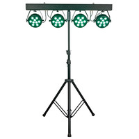 Showtec Lightset PRO 9/10 T-bar met 4 spots RGBM Lightset PRO 9/10 T-bar met 4 spots RGBM
