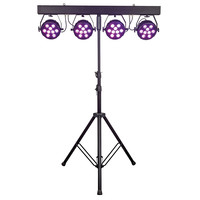 Showtec Lightset PRO 9/10 T-bar met 4 spots RGBM Lightset PRO 9/10 T-bar met 4 spots RGBM