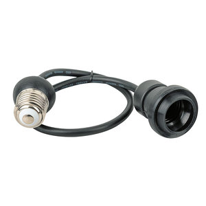 Showtec E27 prikkabel verlengsnoer 0,5m Showtec E27 prikkabel verlengsnoer 0,5m