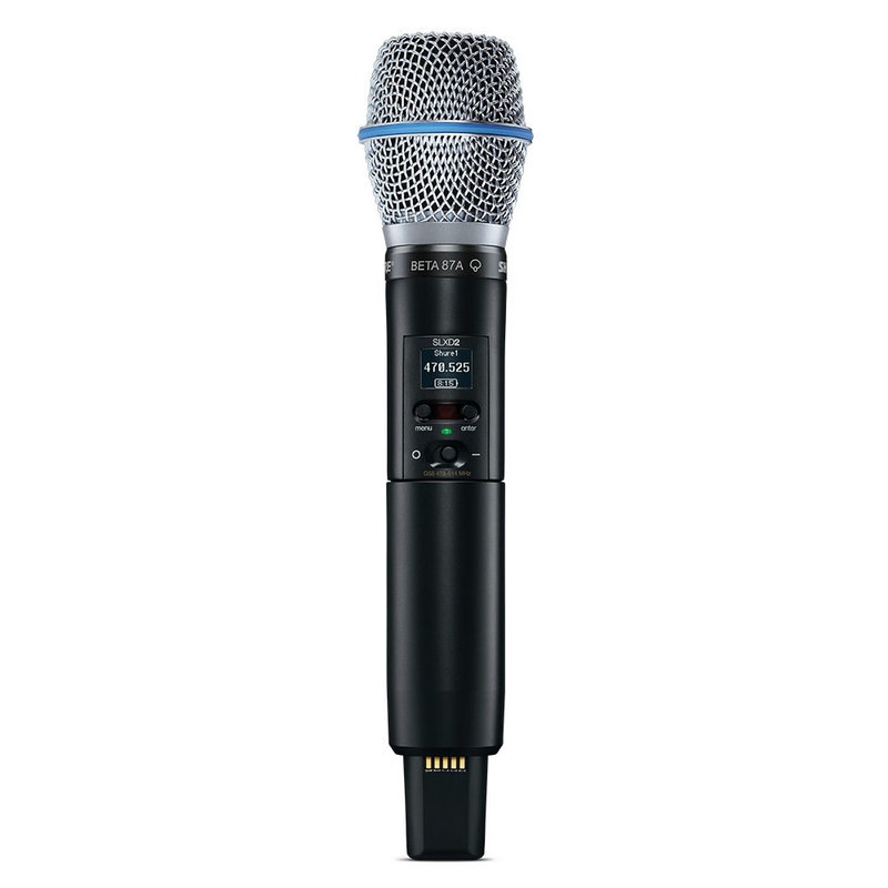 Shure SLXD24/B87A-K59 draadloze Beta87A microfoon set SLXD24/B87A-K59 draadloze Beta87A microfoon set