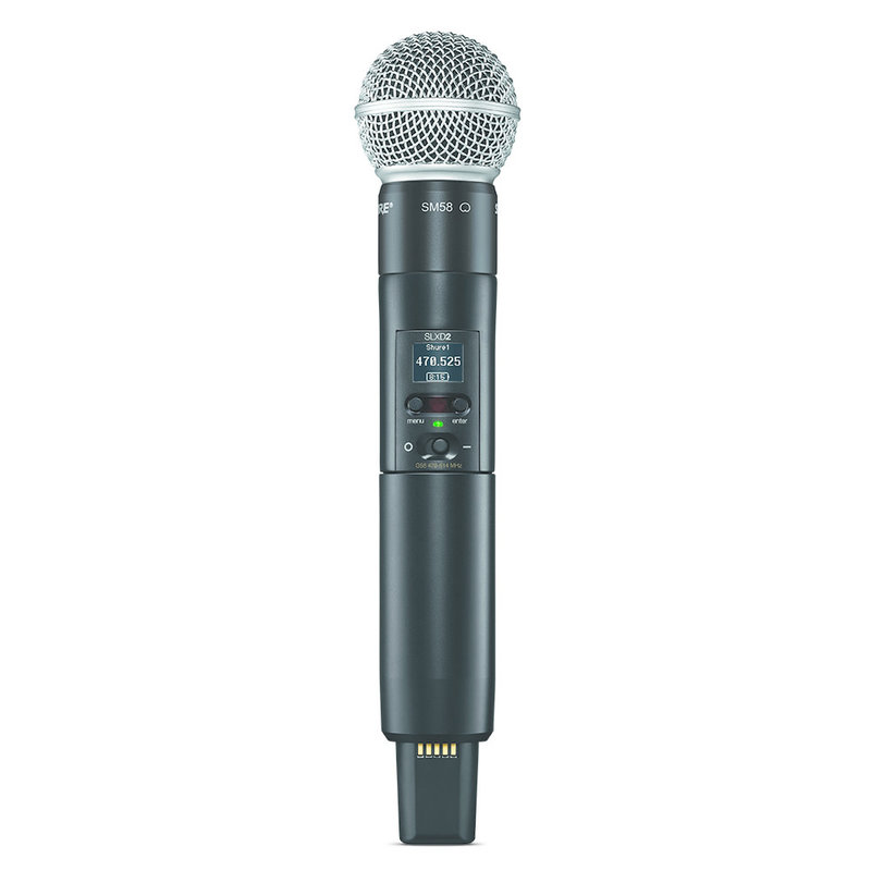 Shure SLXD24/SM58-K59 draadloze SM58 microfoon set SLXD24/SM58-K59 draadloze SM58 microfoon set