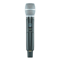 Shure SLXD24/SM86-K59 draadloze SM86 microfoon set SLXD24/SM86-K59 draadloze SM86 microfoon set