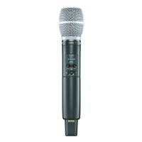 Shure SLXD24/SM86-K59 draadloze SM86 microfoon set SLXD24/SM86-K59 draadloze SM86 microfoon set
