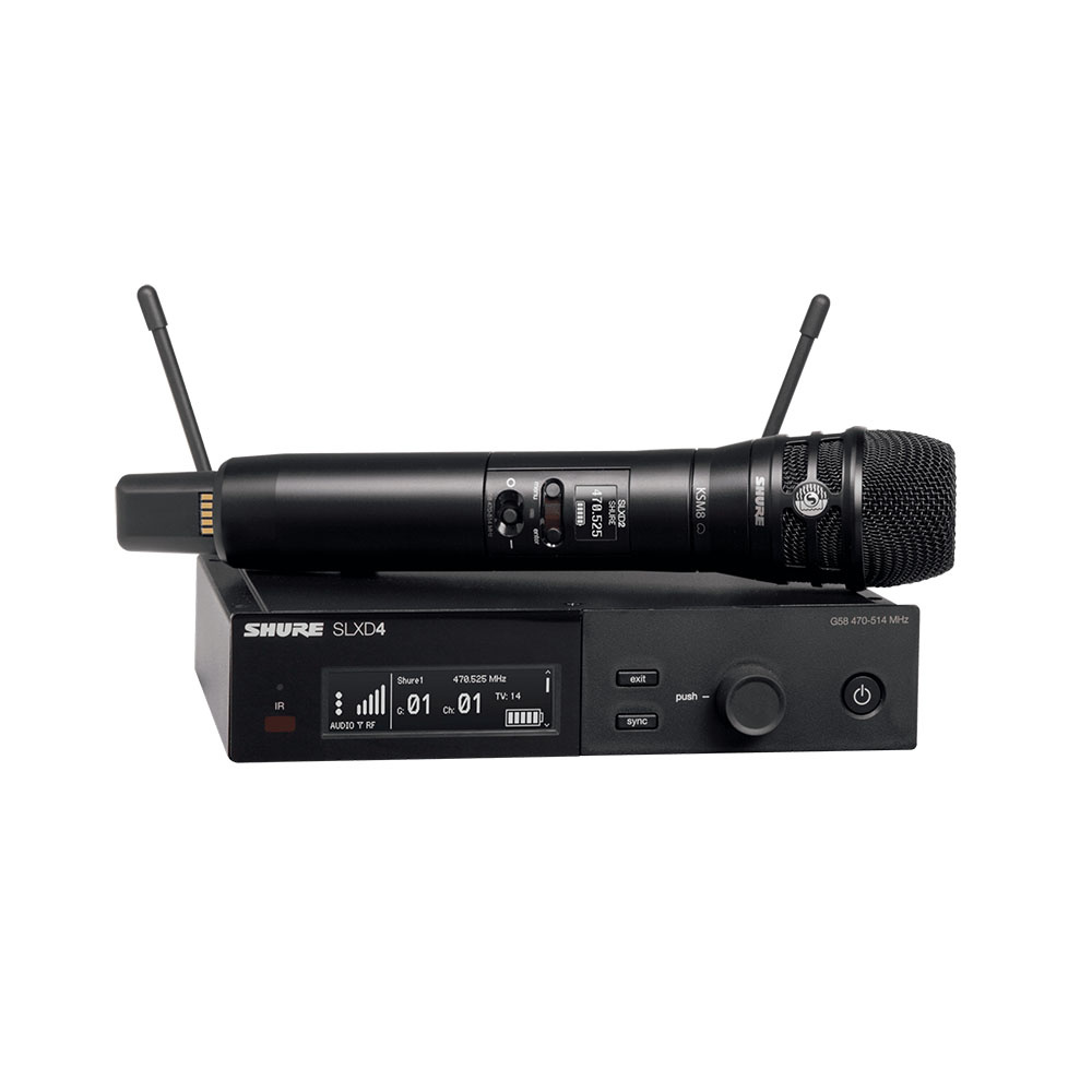 Shure SLXD24/K8B-K59 draadloze KSM8B microfoon set