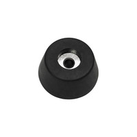 F1615 rubber voet 43x20mm met stalen ring