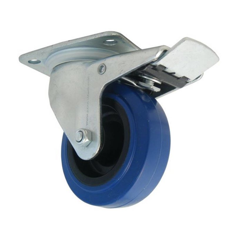 Penn Elcom Zwenkwiel met rem 80mm Zwenkwiel met rem 80mm