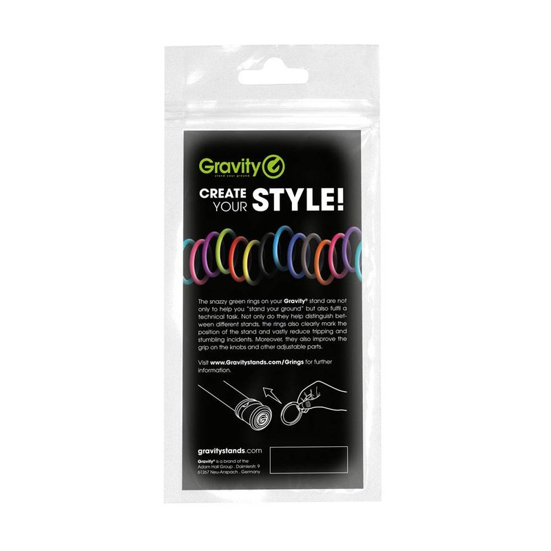 RP5555BLK1 Universeel Gravity ringen pakket Vanta Black