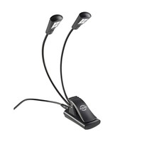 K&M 12245 Double4 LED FlexLight lessenaarlamp met dubbele hals 12245 Double4 LED FlexLight lessenaarlamp met dubbele hals