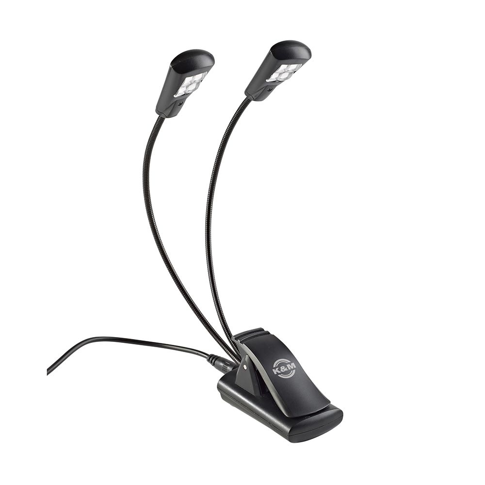 K&M 12245 Double4 LED FlexLight lessenaarlamp met dubbele hals afbeelding