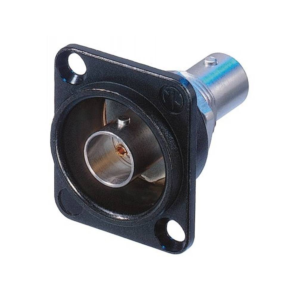 Neutrik NBB75DFGB BNC doorvoer chassisdeel zwart afbeelding