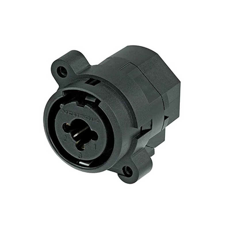 NCJ6FI-H-0 XLR-Jack combinatie chassisdeel