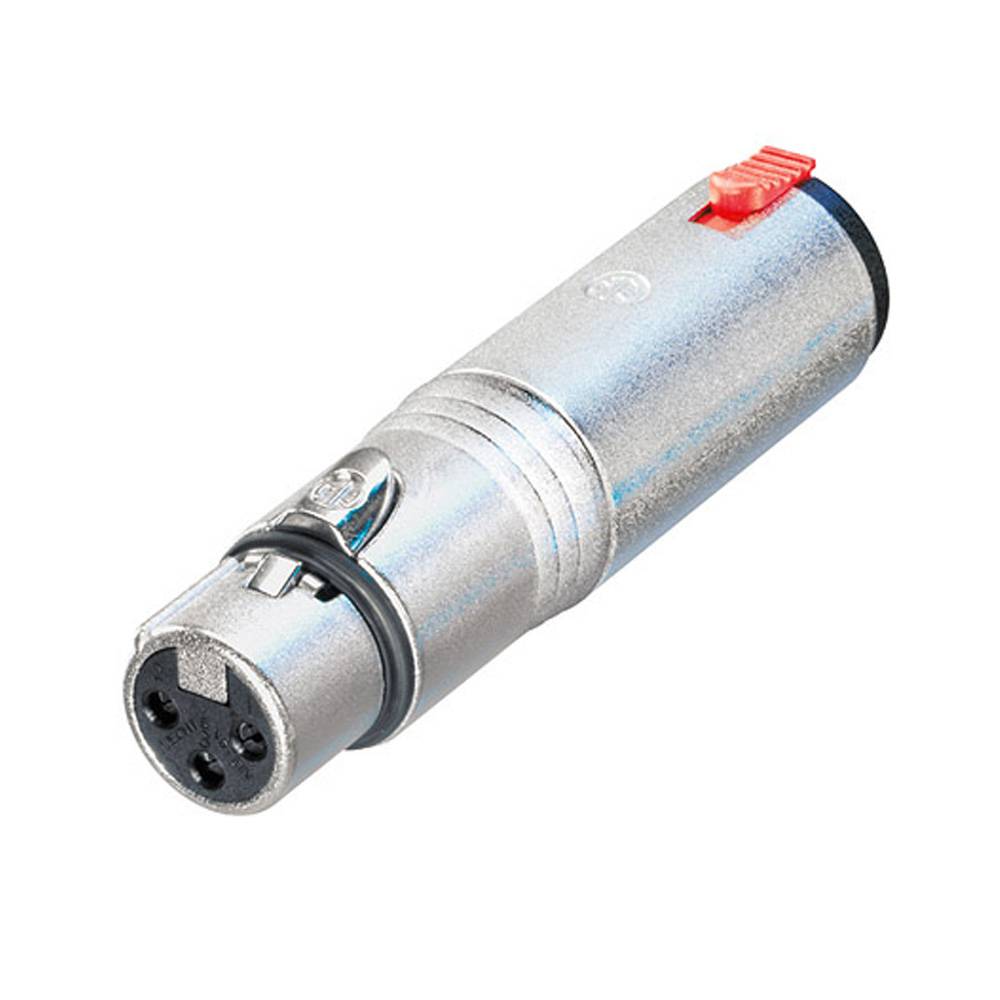 Neutrik NA3FJ XLR female naar Stereo Jack female adapter afbeelding