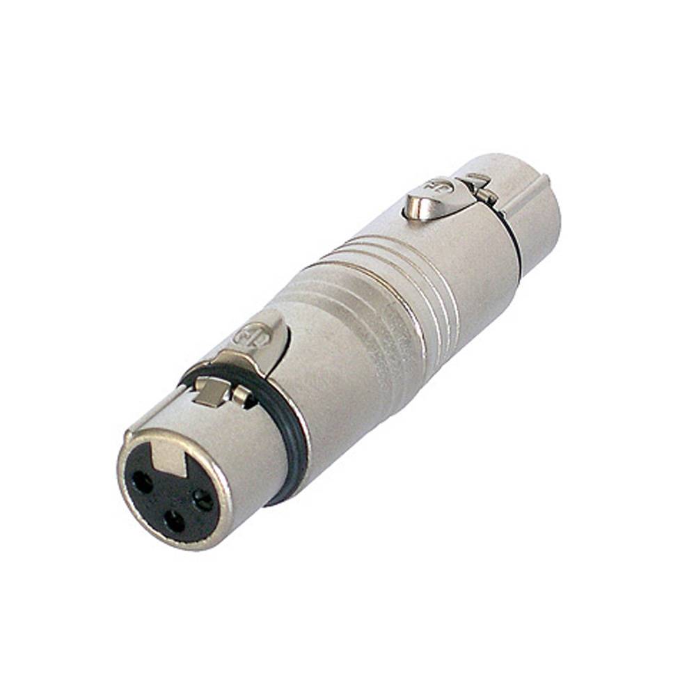 Neutrik NA3FF XLR female naar XLR female adapter afbeelding