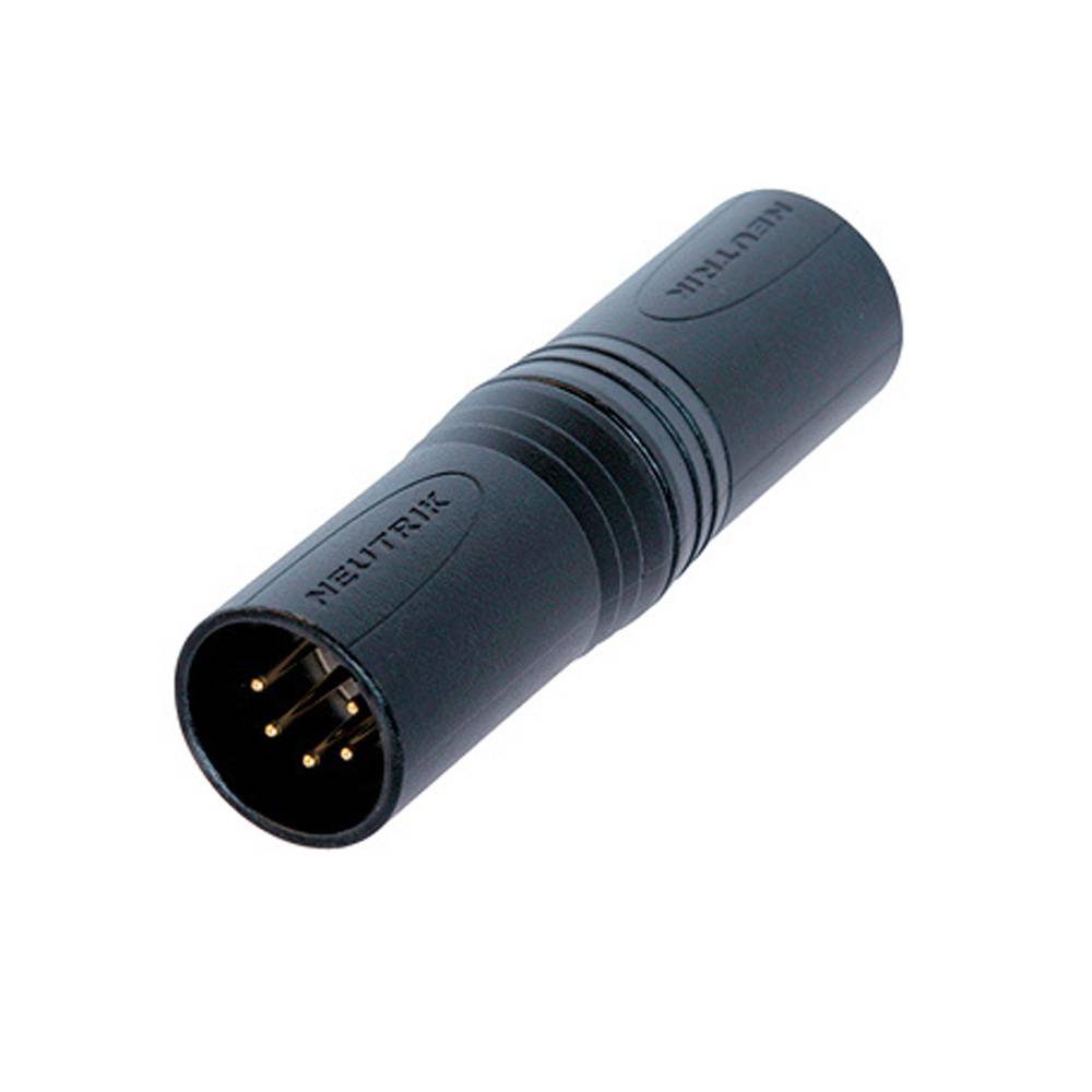 Neutrik NA5MM-B 5p DMX male naar 5p DMX male adapter zwart afbeelding