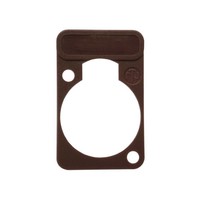 Neutrik DSS1 chassisdeel plaatje bruin DSS1 chassisdeel plaatje bruin