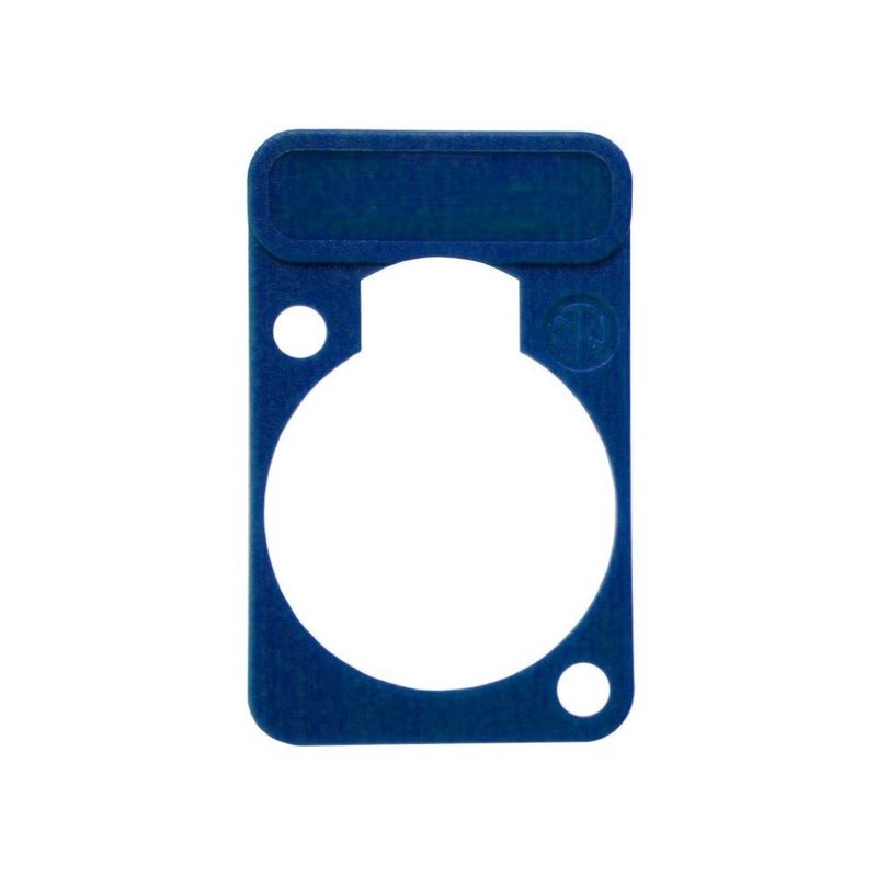 Neutrik DSS6 chassisdeel plaatje blauw DSS6 chassisdeel plaatje blauw