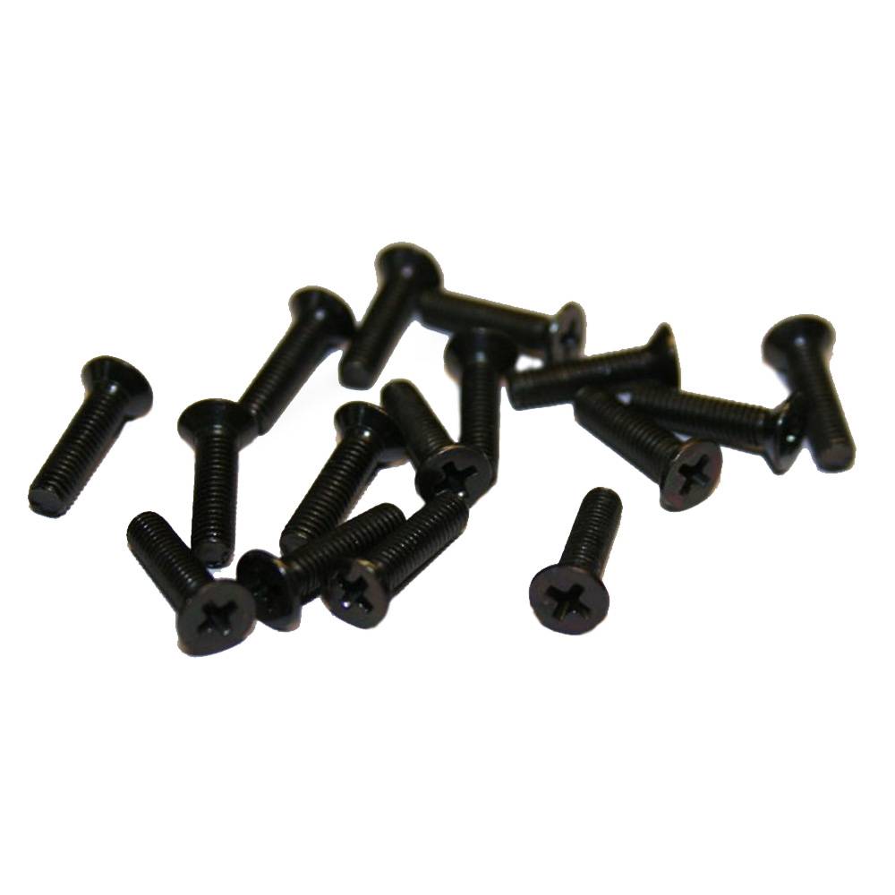 Neutrik Boutje M3x12 zwart verzonken (200 stuks) afbeelding