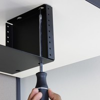 R2510-1U 19 inch kast voor tafel- of wandmontage 1HE