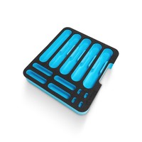 87402 MI 19 inch schuim inlay voor microfoons & beltpacks