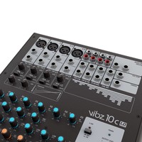 VIBZ 10C 10-kanaals PA-mixer met compressor